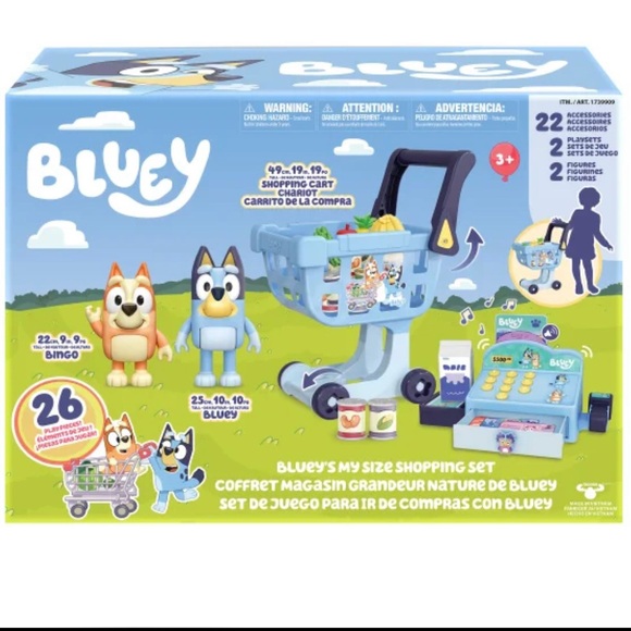 Bluey Shopping Set NIB - Picture 1 of 4